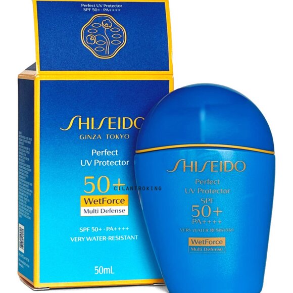 Shiseido Perfect UV Protector 50+ Wet Force Multi Defense SPF50 50ml NIB - Picture 1 of 3